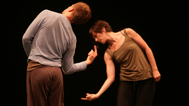 Cousineau and McPheeters share their movement explorations in an Informal Showing
