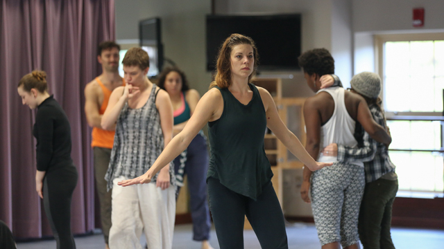 FSU student Erika Hand in the <i>Queer Choreographies</i> workshop