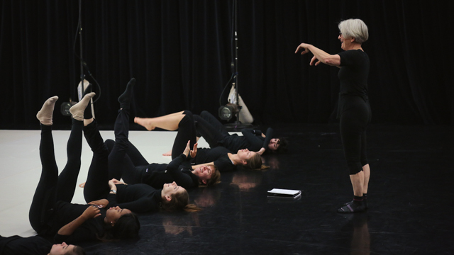 Carlson directs School of Dance students in <i>Elizabeth, the dance</i>