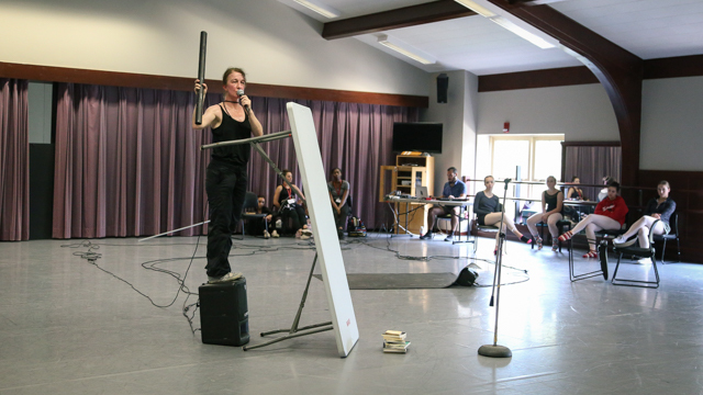 Jeanine Durning shares work with FSU's Summer Intensive Dance Workshop attendees