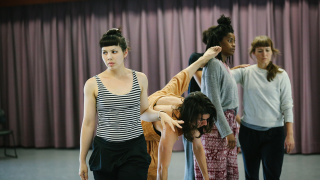 Dancers rehearse for <i>Iron Jane</i>. 