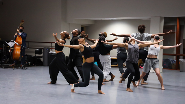 FSU Dance students perform alongside dancers and musicians in residence for work-in-progress showing