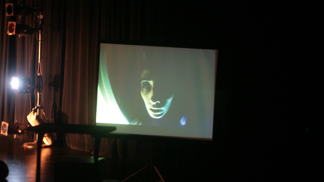 Kevin Obsatz explores the use of video projection inside the work